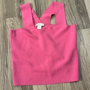 House of Harlow 1960 Pink Knit Blouse